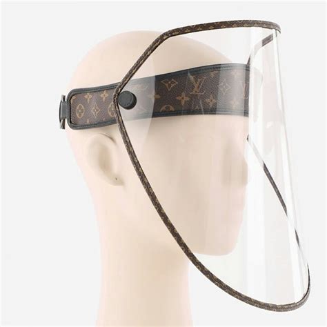 Louis Vuitton plastic face shield